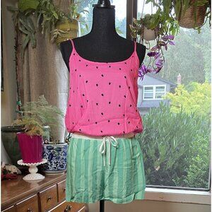 Tipsy Elves Watermelon Romper L